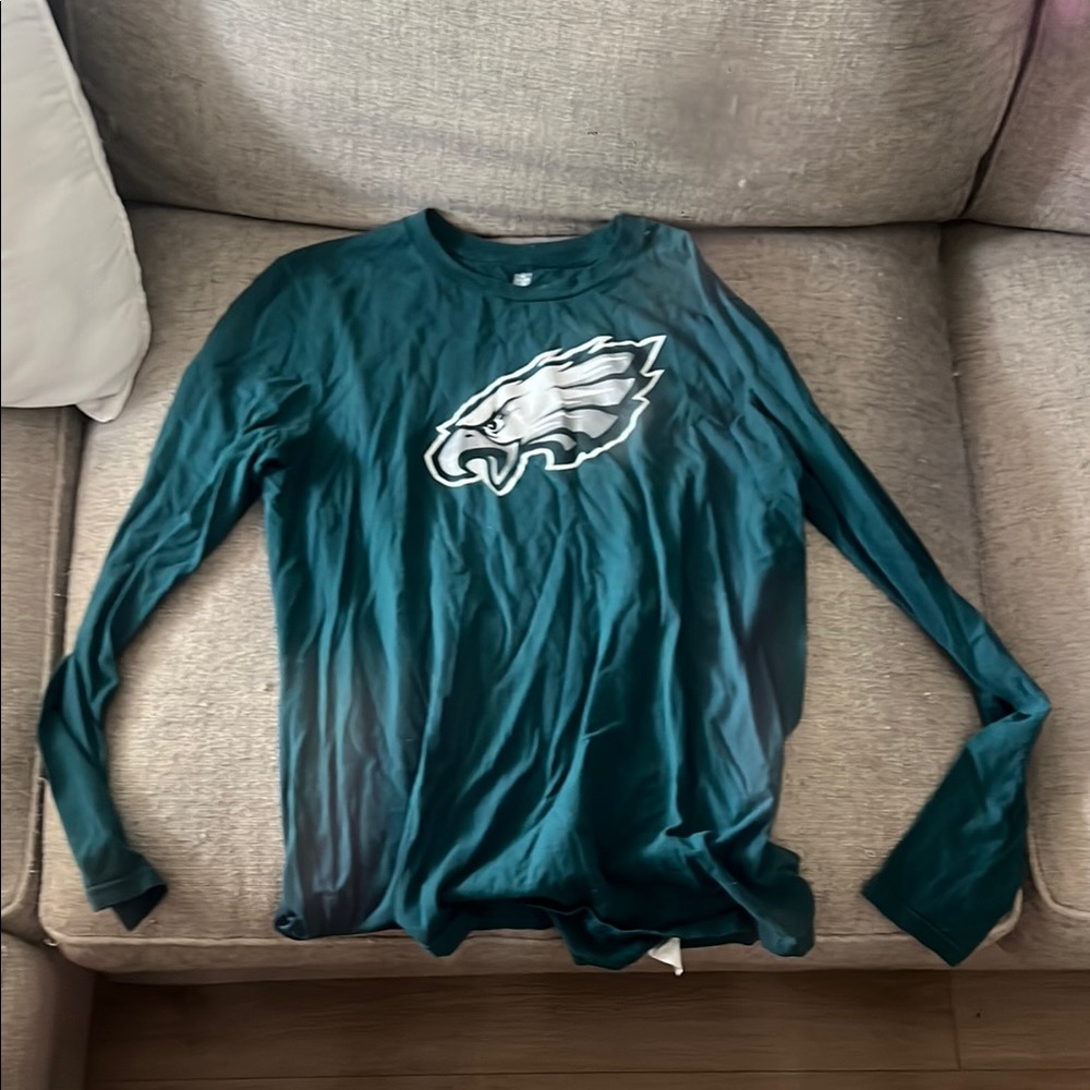 NFL Eagles Dark Green Cotton Shirt